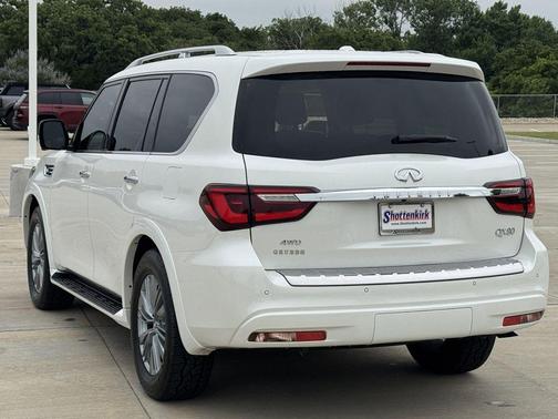 Moonstone White 2023 INFINITI QX80 Luxe