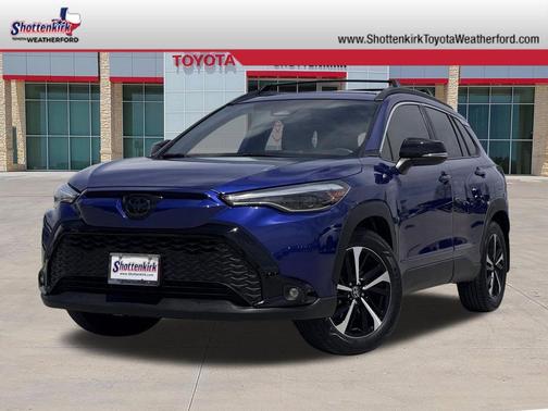 Blue Crush Metallic 2025 Toyota Corolla Hybrid SE