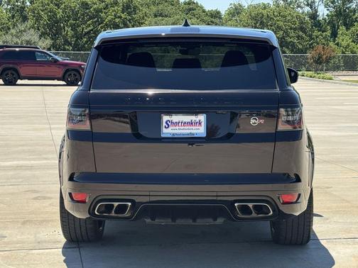 Santorini Black Metallic 2021 Land Rover Range Rover Sport SVR