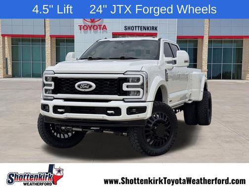 Star White Metallic Tri-Coat 2024 Ford F-450 Lariat