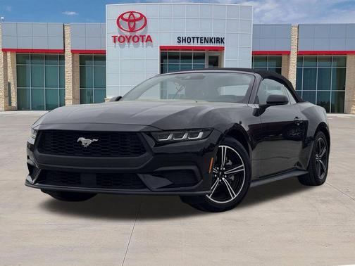 Shadow Black 2024 Ford Mustang EcoBoost Premium