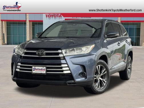 Shoreline Blue Pearl 2019 Toyota Highlander LE I4