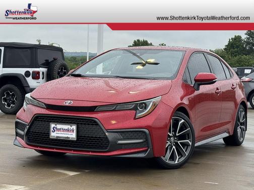 Barcelona Red Metallic 2020 Toyota Corolla XSE