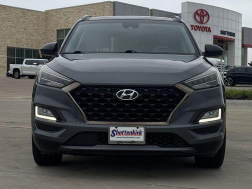 Coliseum Gray 2019 Hyundai TUCSON Night