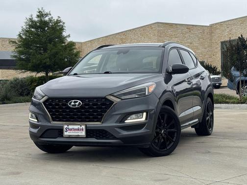 Coliseum Gray 2019 Hyundai TUCSON Night