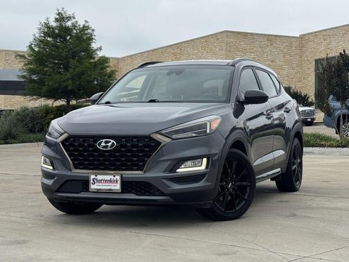 Coliseum Gray 2019 Hyundai TUCSON Night