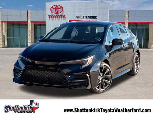 Midnight Black Metallic 2025 Toyota Corolla SE