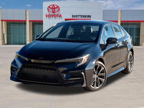 Midnight Black Metallic 2025 Toyota Corolla SE