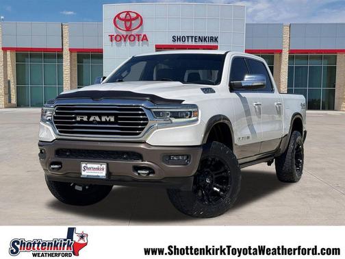 Ivory White Tri-Coat Pearlcoat 2020 RAM 1500 Longhorn