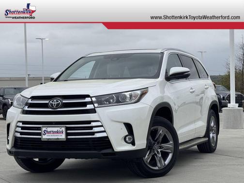 Blizzard Pearl 2019 Toyota Highlander Limited Platinum