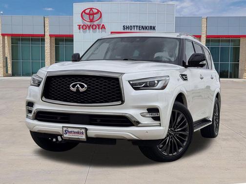 Moonstone White 2024 INFINITI QX80 PREMIUM SELECT AWD