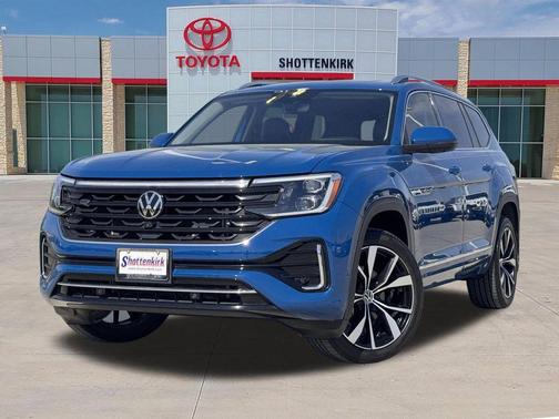 Mountain Lake Blue Metallic 2025 Volkswagen Atlas 2.0T SEL Premium R-Line 4MOTION