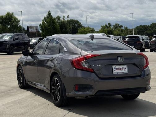 Polished Metal Metallic 2018 Honda Civic EX-T