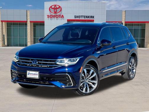 Atlantic Blue Metallic 2022 Volkswagen Tiguan 2.0T SEL R-Line 4MOTION