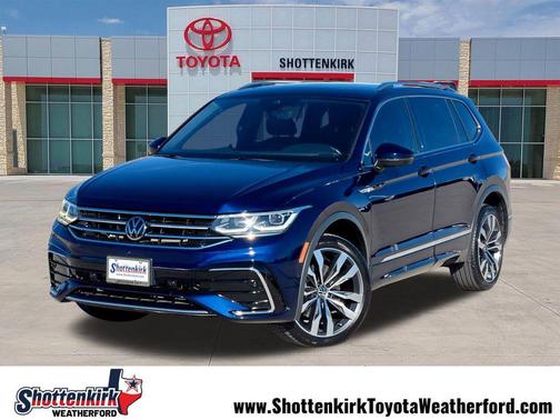 Atlantic Blue Metallic 2022 Volkswagen Tiguan 2.0T SEL R-Line 4MOTION