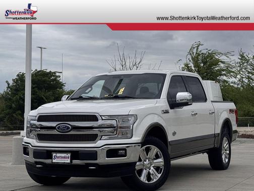 White Platinum Metallic Tri-Coat 2018 Ford F-150 King Ranch