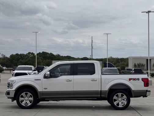 White Platinum Metallic Tri-Coat 2018 Ford F-150 King Ranch