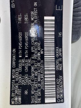 Blizzard Pearl 2018 Toyota 4Runner Limited