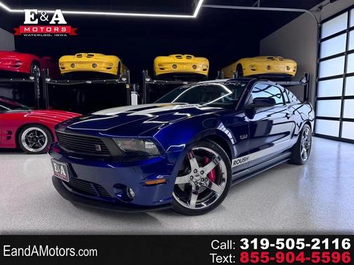 Blue 2011 Ford Mustang ROUSH Stage 2