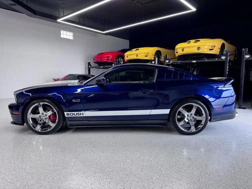 Blue 2011 Ford Mustang ROUSH Stage 2