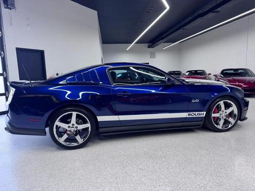 Blue 2011 Ford Mustang ROUSH Stage 2