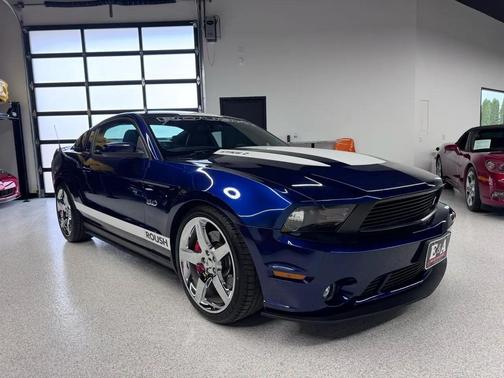 Blue 2011 Ford Mustang ROUSH Stage 2