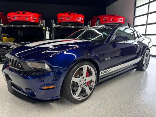 Blue 2011 Ford Mustang ROUSH Stage 2