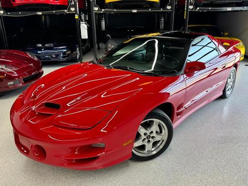 Red 2002 Pontiac Firebird Trans Am