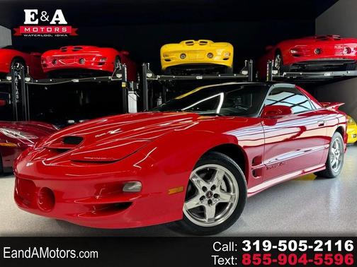 Red 2002 Pontiac Firebird Trans Am