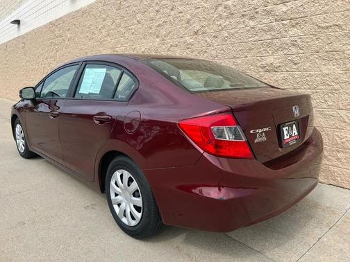 Maroon 2012 Honda Civic LX