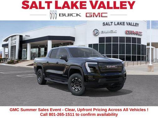 Onyx Black 2026 GMC Sierra EV Elevation