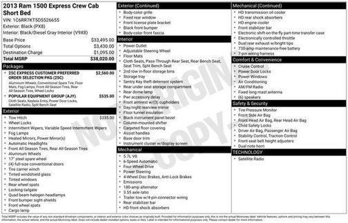 2013 RAM 1500 Tradesman/Express