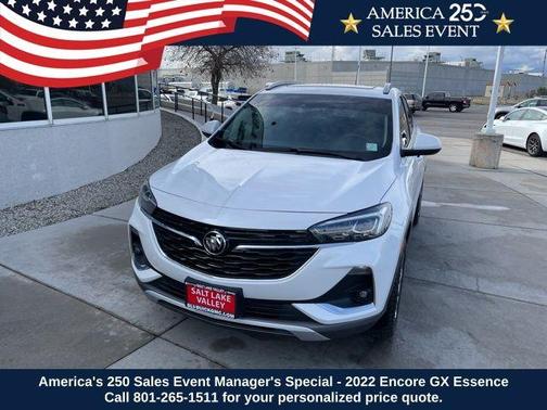 White Frost Tri-Coat 2022 Buick Encore GX Essence