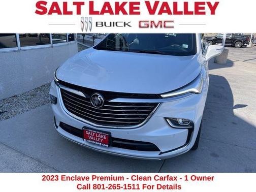 White Frost Tri-Coat 2023 Buick Enclave Premium