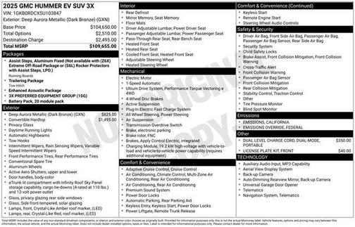 2025 GMC HUMMER EV SUV 3X