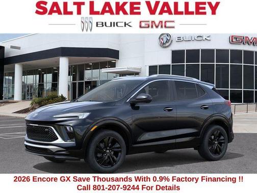 Ebony Twilight Metallic 2026 Buick Encore GX Sport Touring