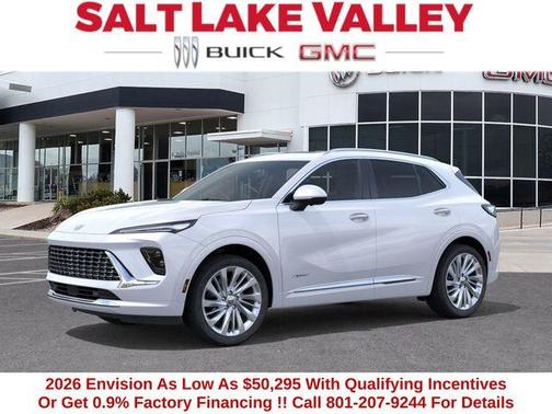 White Tri-Coat 2026 Buick Envision Avenir