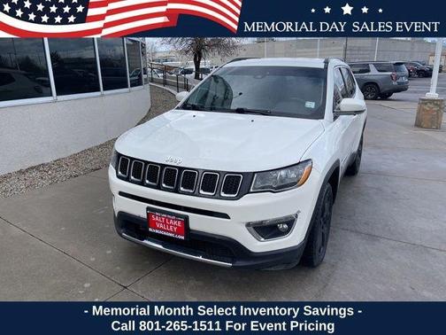 White Clearcoat 2021 Jeep Compass Limited