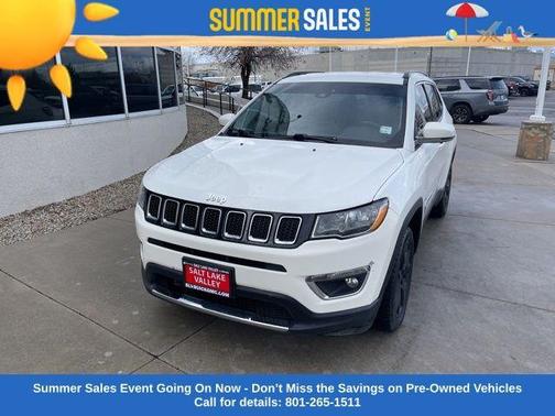 White Clearcoat 2021 Jeep Compass Limited