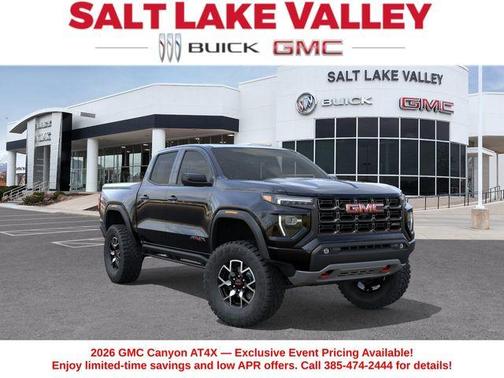 Onyx Black 2026 GMC Canyon AT4X