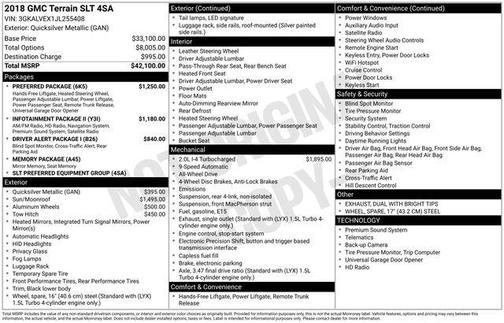 2018 GMC Terrain SLT