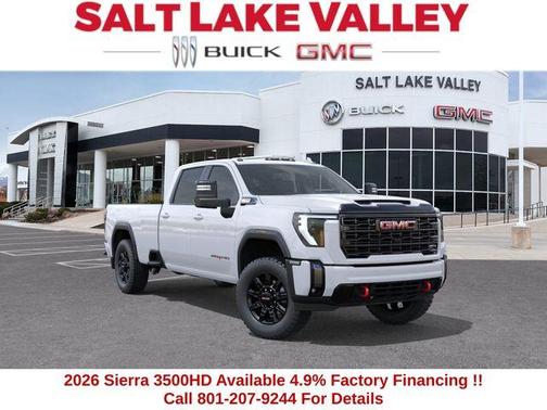 Summit White 2026 GMC Sierra 3500 AT4