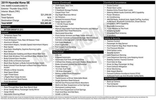 2019 Hyundai KONA SE