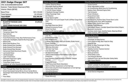 2021 Dodge Charger SXT