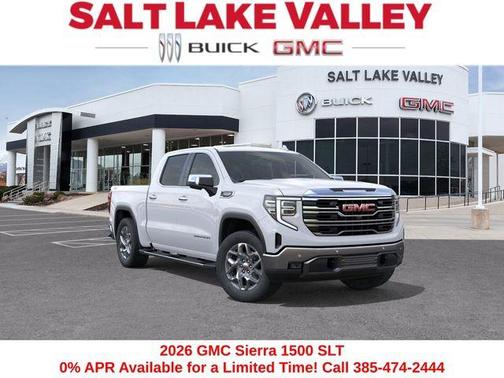 Summit White 2026 GMC Sierra 1500 SLT