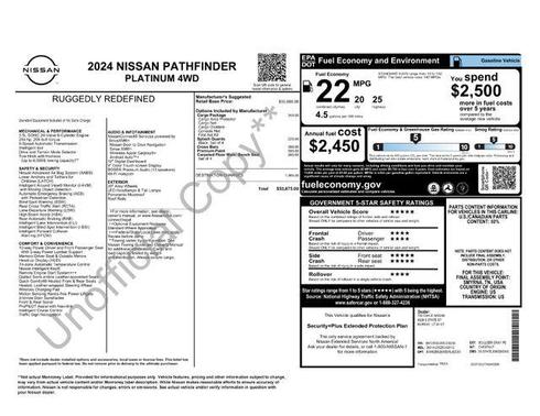 Boulder Gray Pe 2024 Nissan Pathfinder Platinum