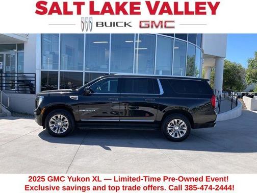 Onyx Black 2025 GMC Yukon XL Denali