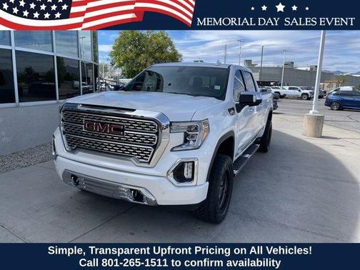 White Frost Tri-Coat 2019 GMC Sierra 1500 Denali