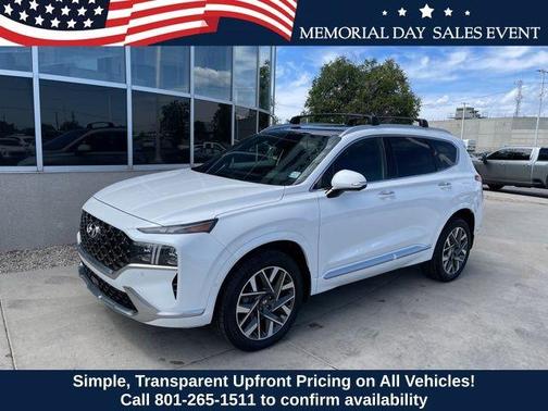 Quartz White 2022 Hyundai SANTA FE Calligraphy