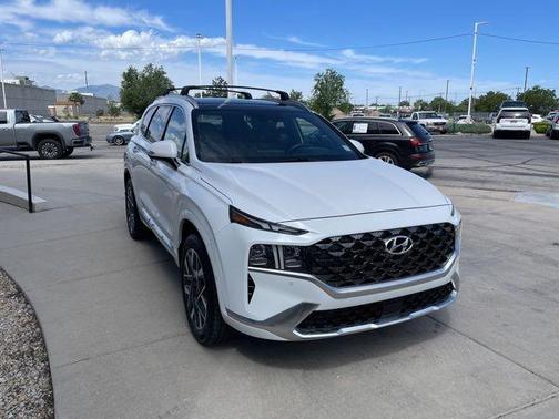 Quartz White 2022 Hyundai SANTA FE Calligraphy